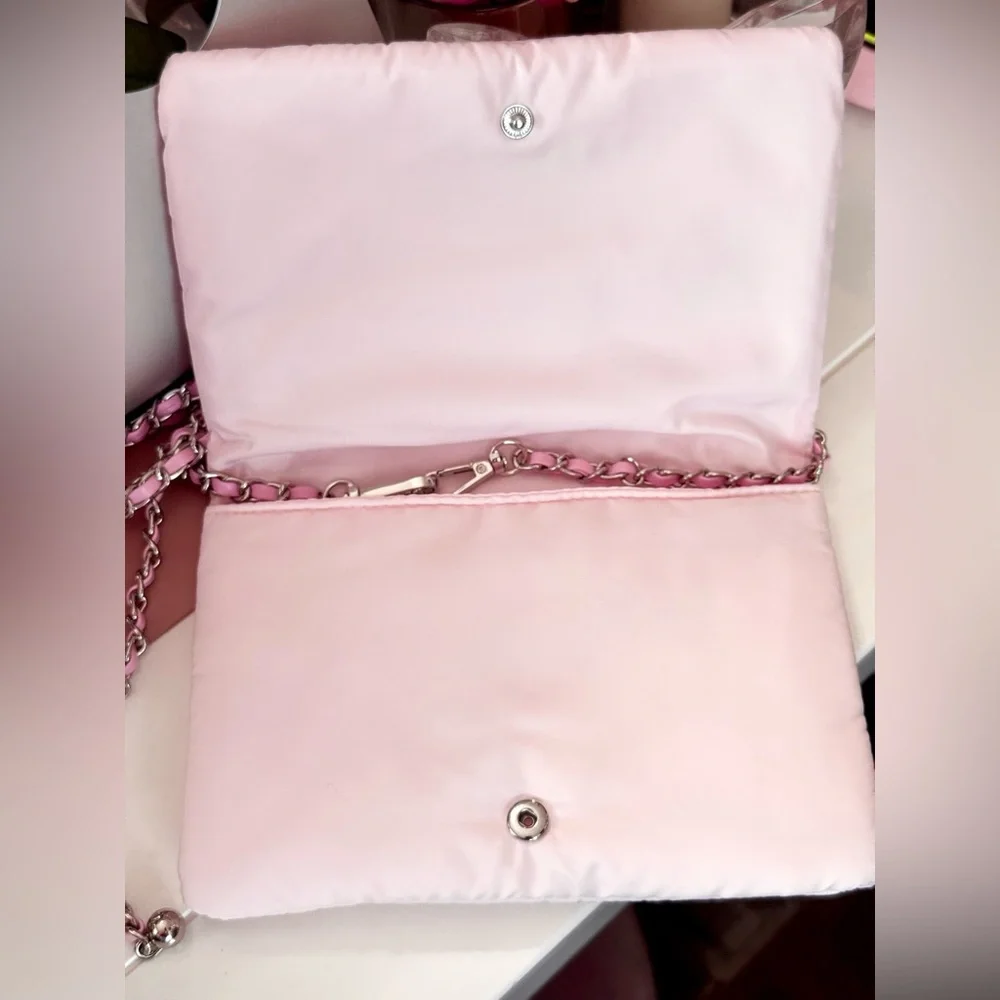 Dior Beauty Pink Puffy Cosmetic Bag
